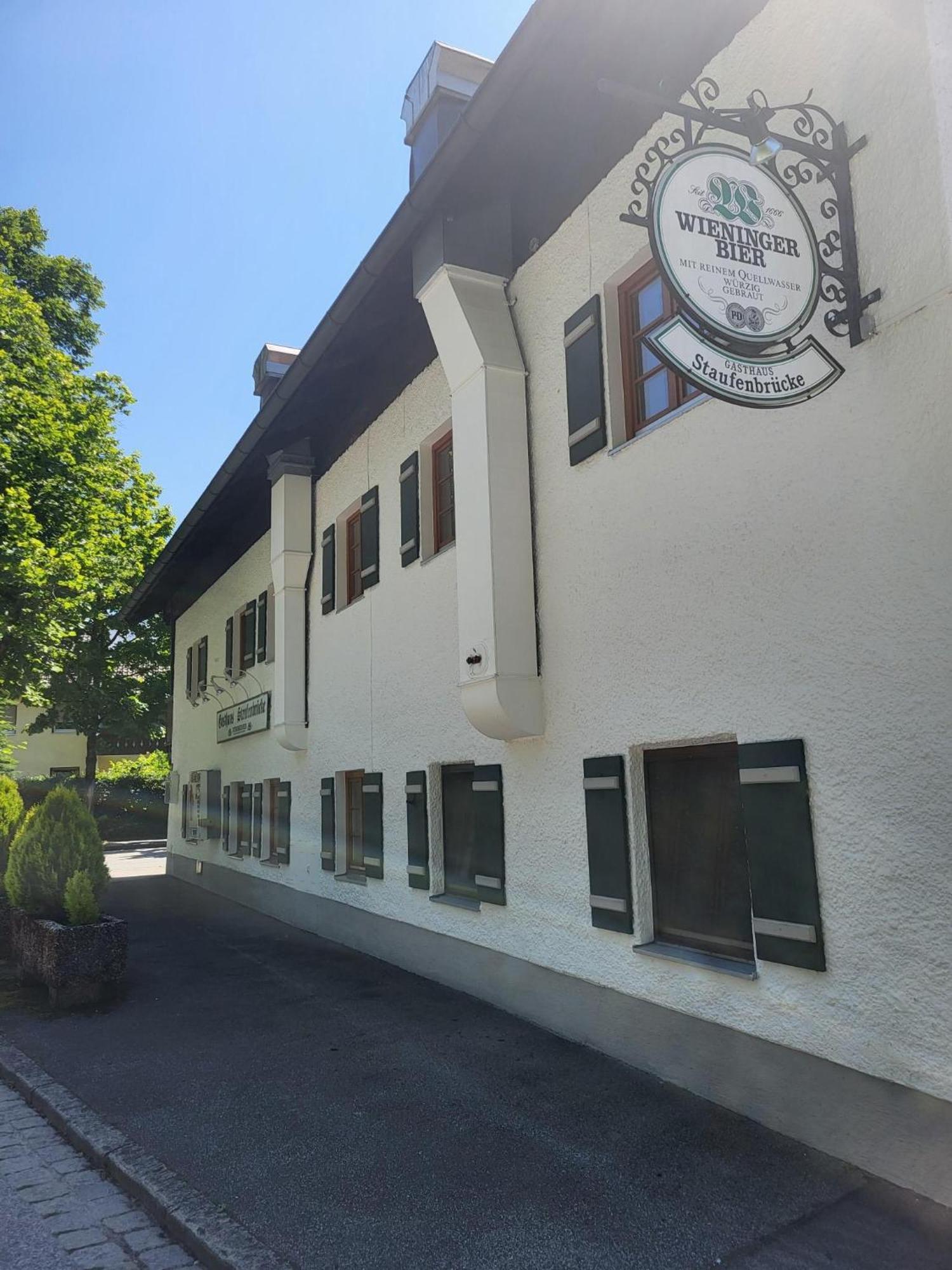 Gasthaus Staufenbrücke Bad Reichenhall Exterior foto